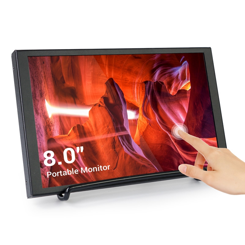SH080T 8 Inch Mini HDMI Portable LCD Display 1280x800 Resolution ...