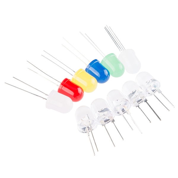 LED Mixed Bag - 10mm | Little Bird Electronics