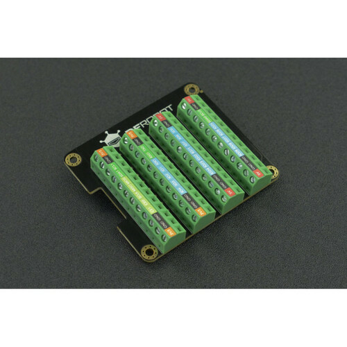 Raspberry Pi 4B GPIO Terminal Block HAT | Little Bird Electronics