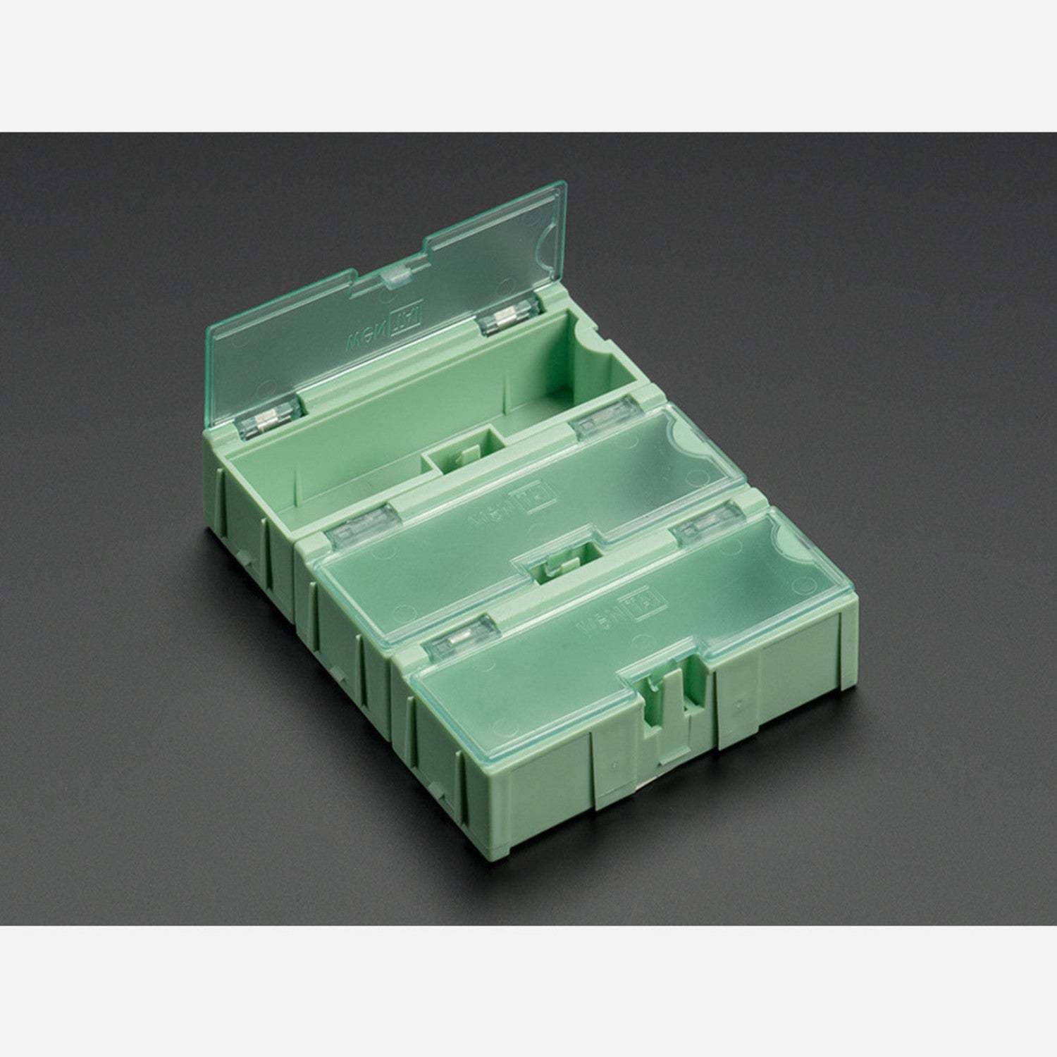 Small Modular Snap Boxes - SMD component storage - 3 pack [Green ...