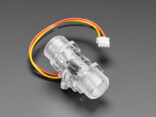 Clear Turbine Water Flow Sensor with 3-pin JST | Little Bird Electronics