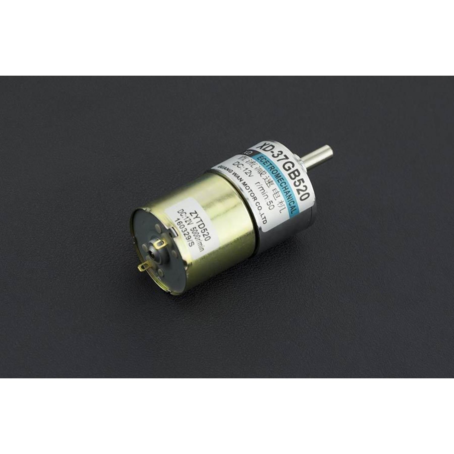 Metal DC Geared Motor - 12V 50RPM 50kg.cm | Little Bird Electronics