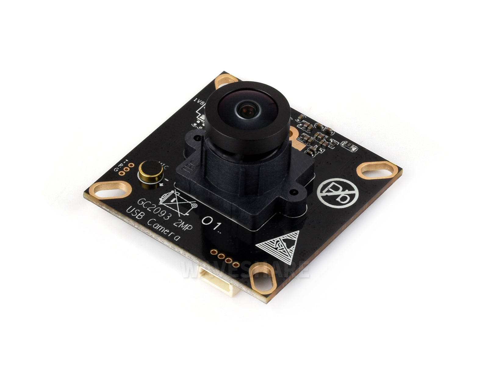 2MP USB Camera Module GC2093 – Fixed Focus, Onboard Microphone | Little ...