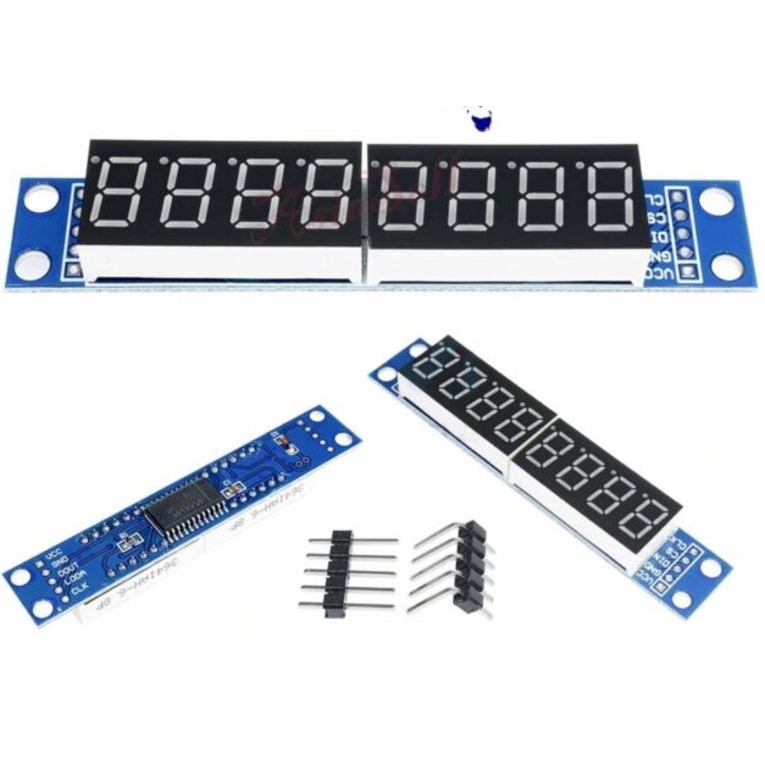 MAX7219 LED Dot Matrix 8 Digit Digital Tube Display Control Module For ...