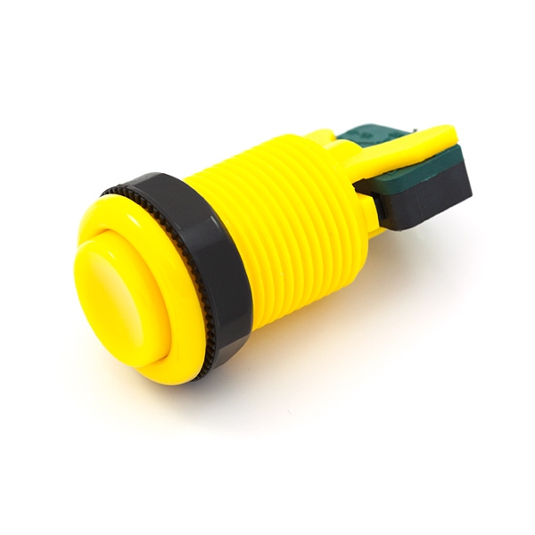 Concave Button - Yellow | Little Bird Electronics