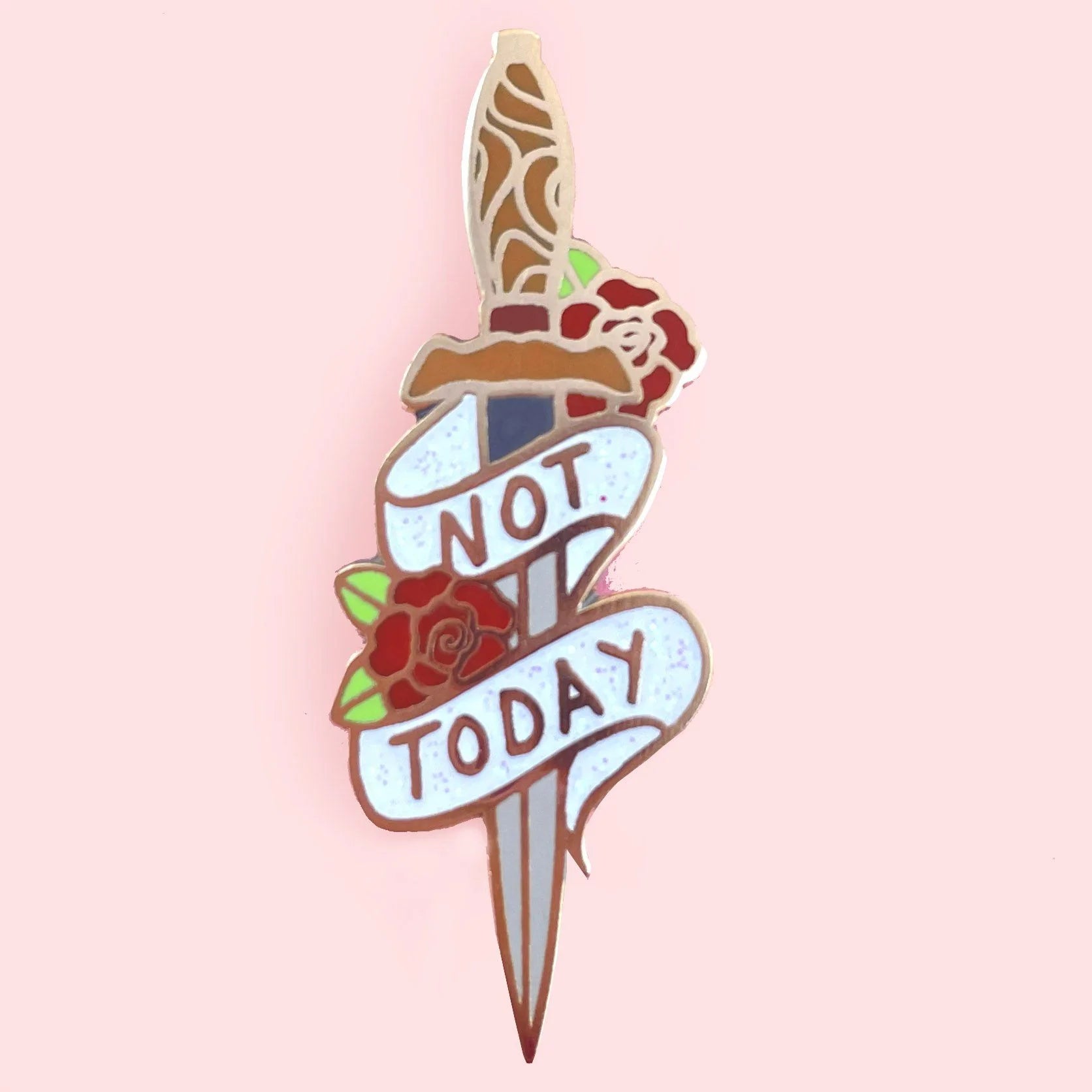 Not Today Lapel Pin | Little Bird Electronics