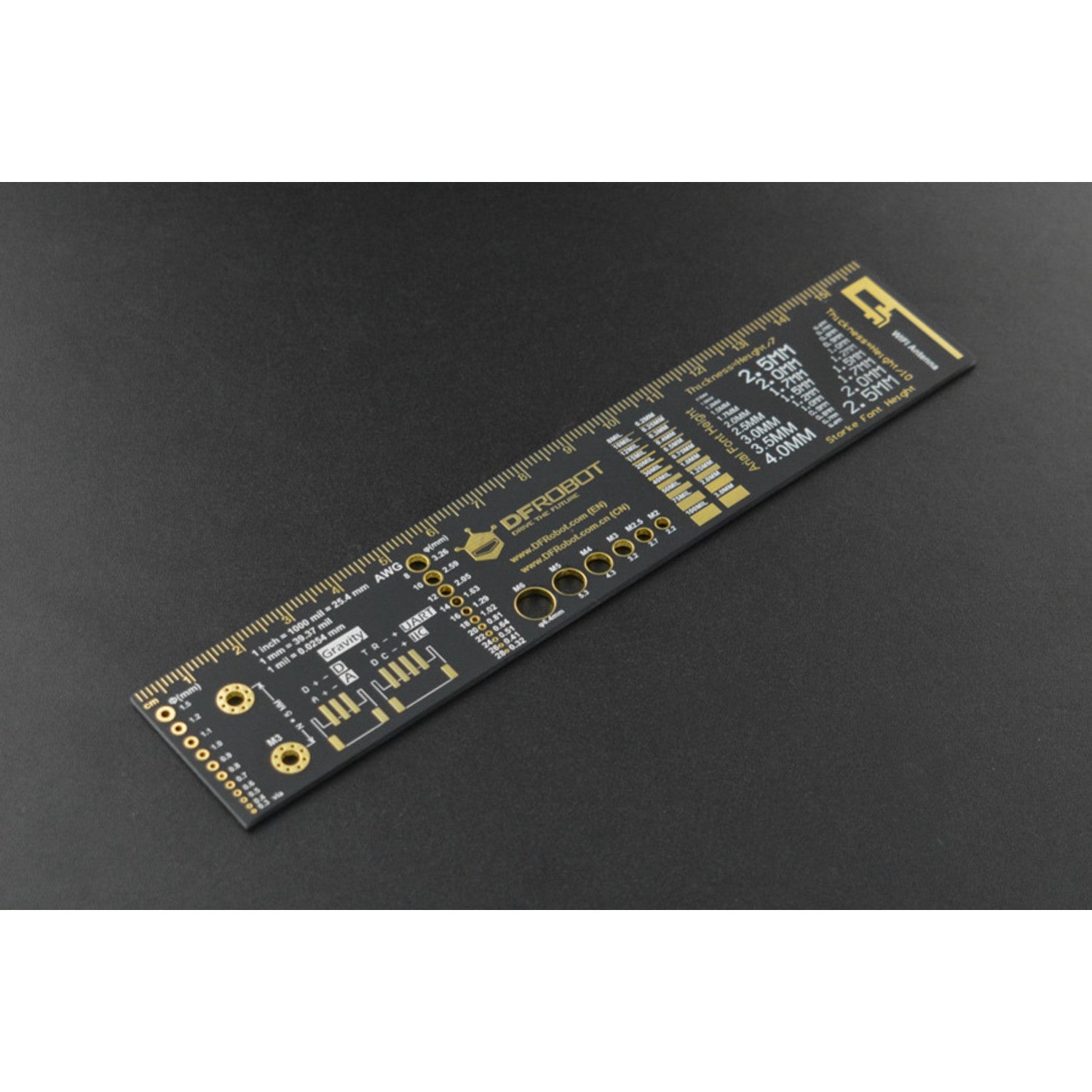 DFRobot PCB Engineering Ruler - Mini(6.3inches) | Little Bird Electronics