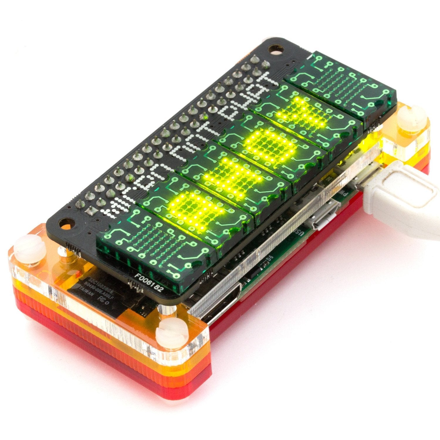 Micro Dot pHAT - Full kit - Red | Little Bird Electronics