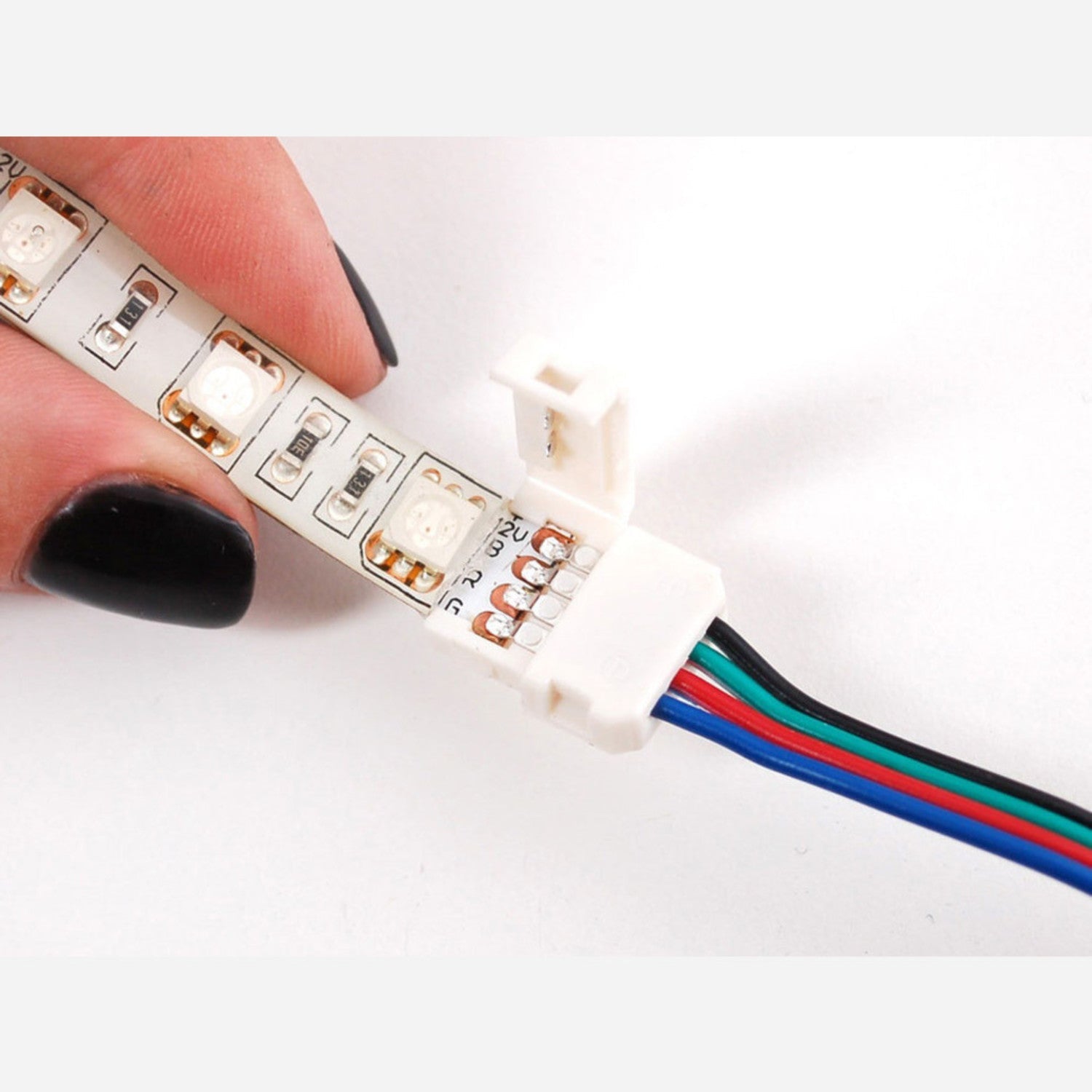 Solderless DotStar and Analog RGB LED Strip Clip Sampler | Little Bird ...