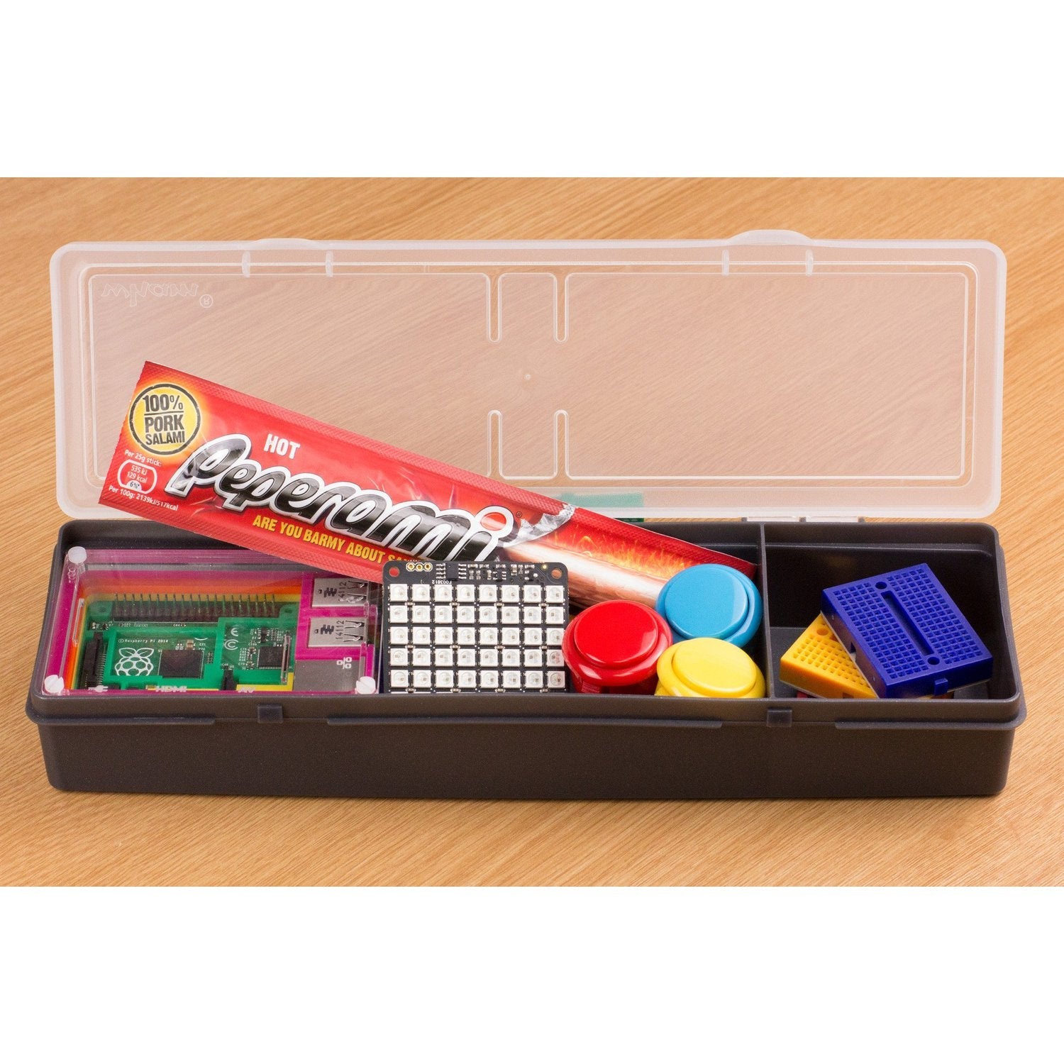 Component Storage Box - 2 Compartment | Little Bird Electronics
