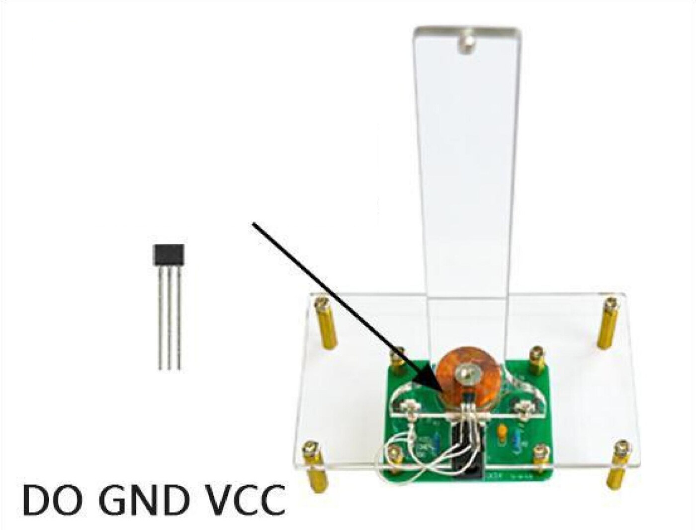 Wire up the Hall sensor