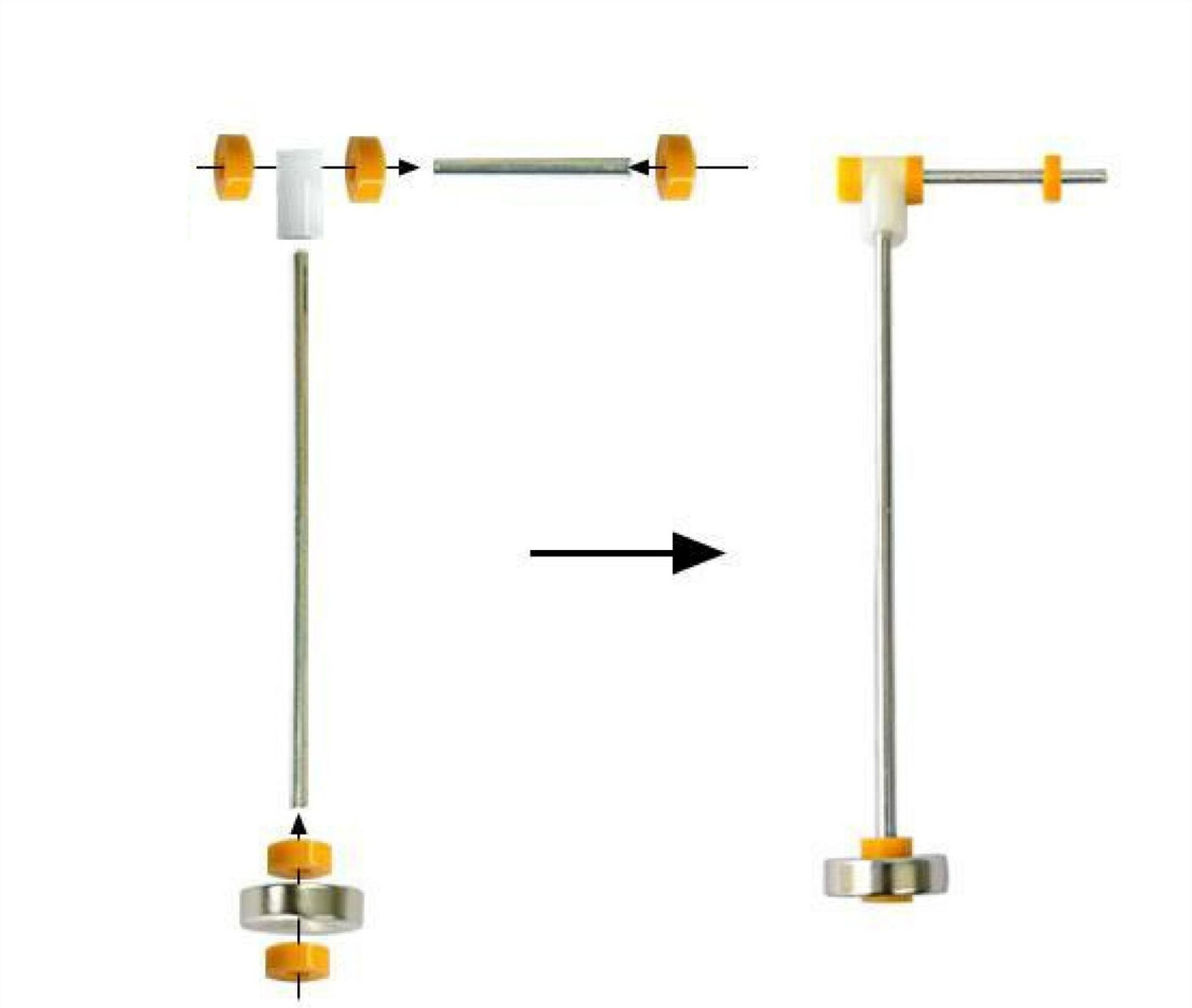 Assemble the pendulum
