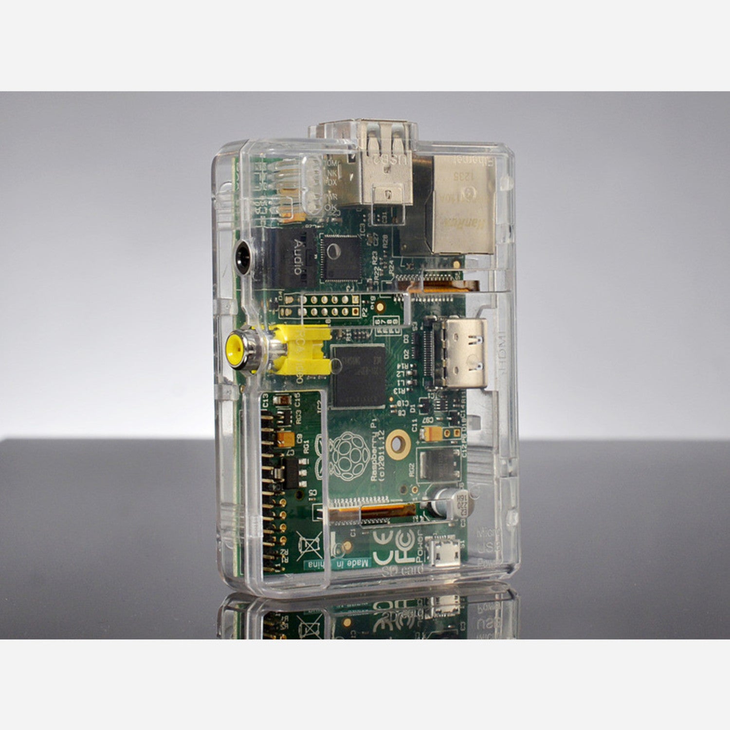 Pi Shell - Clear Raspberry Pi Model A or B Case — no longer available ...