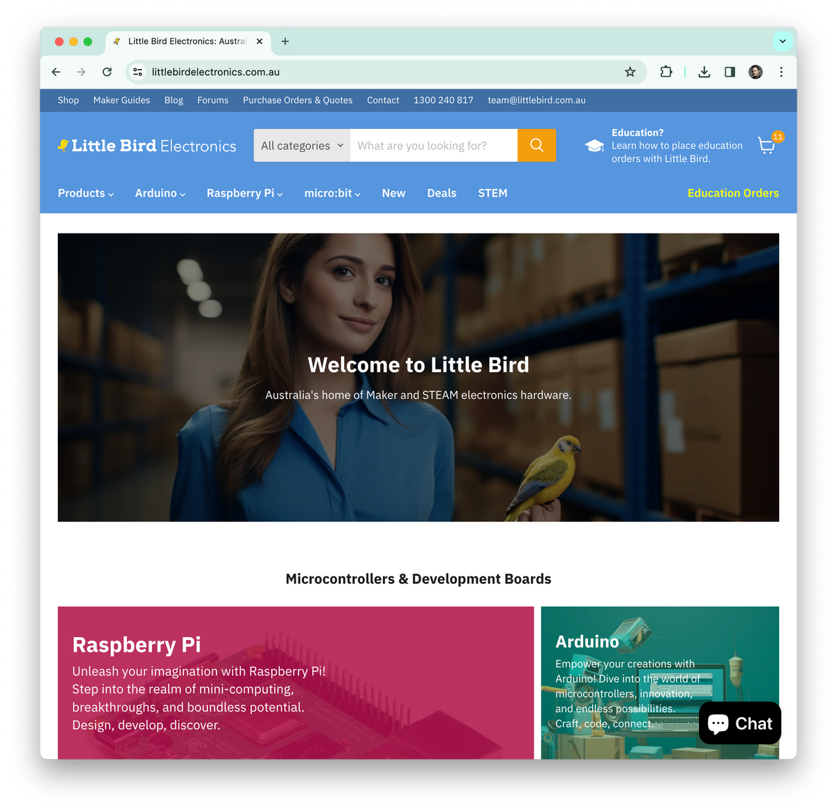 Celebrating the Launch of Little Bird Electronics' New Website
