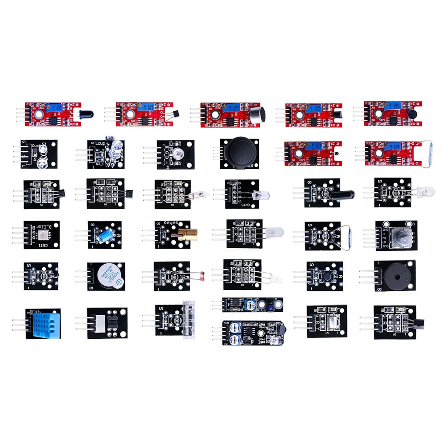 Elecrow 37-in-1 Sensors Module Kit for Arduino | Little Bird Electronics